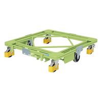 サカエ 自在移動回転台車(巻き込み防止カバー付) RH-2KBFBG 1台（直送品）