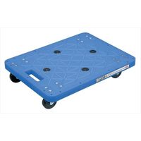 サカエ 樹脂台車(6台セット) SC-400RKB6 1セット（直送品）