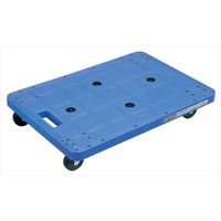 サカエ 樹脂台車(6台セット) SC-450RKB6 1セット（直送品）