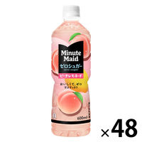 コカ・コーラ ミニッツメイド ゼロシュガー ピーチレモネード 600ml 1セット（48本）