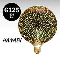 日本グローバル照明 花火フィラメントLED「HANABI] HNB-125(HNB-G125) 1個（直送品）