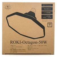 BARREL ROKIーOctagon LED 50W BK E26口金 311242 1個（直送品）