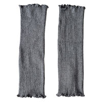 ラック産業 備長炭 ふんわりフィット レッグウォーマー/グレー/フリー 45270620 1個（直送品）