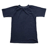 ラック産業 綿ストレッチ 着脱名人 前後なし半袖シャツ/ネイビー/Free1 49060130 1着（直送品）