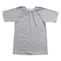 ラック産業 綿ストレッチ 着脱名人 前後なし半袖シャツ/グレー/Free3 49060320 1着（直送品）