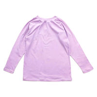 ラック産業 綿ストレッチ 着脱名人 前後なし長袖シャツ/ラベンダー/Free2 49070241 1着（直送品）