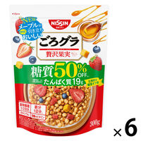 ごろグラ 糖質50％オフ 贅沢果実 6袋 日清シスコ シリアル