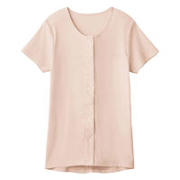 グンゼ 婦人 3分袖ワンタッチシャツ/チュールピンク/M 937301 1個（直送品）