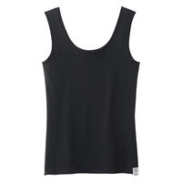 HONESTIES 裏表前後無し レディースタンクトップ/黒/M CC24AW-15 1着（直送品）