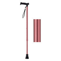 ウェルファン まごころステッキあんしん杖先シングル/ローズ 9793 1本（直送品）