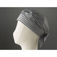 特殊衣料 abonetホーム ターバンN/ストライプブルー/59~61cm 2029 1個（直送品）