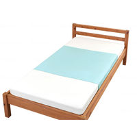 ウェルファン まごころ防水シーツなめらかスムース/サックス 9581 1個（直送品）