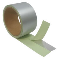 アーランド ステンレス調 すじ目入り 隙間・補修テープ 5cm×5m 83301 1個（直送品）