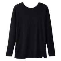 HONESTIES 裏表無し レディース長袖インナー/黒/L CC24AW-21 1着（直送品）