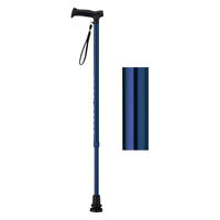 ウェルファン まごころステッキあんしん杖先シングル/ネイビー 9793 1本（直送品）