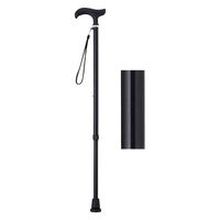 ウェルファン まごころステッキベーシック/ブラック 9791 1本（直送品）