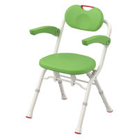 アロン化成 折りたたみシャワーベンチ A-Sフィット/グリーン/- 403220 1個（直送品）