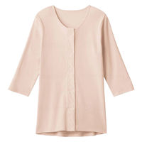 グンゼ 婦人 7分袖ワンタッチシャツ/チュールピンク/M 937300 1個（直送品）