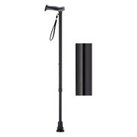 ウェルファン まごころステッキあんしん杖先シングル/ブラック 9793 1本（直送品）