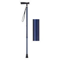 ウェルファン まごころステッキスリム/ネイビー 9792 1本（直送品）