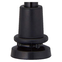 ウェルファン まごころステッキあんしん杖先シングル替えゴム/ブラック/19mm 9796 1個（直送品）