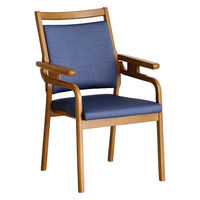 グローリープラン 天板引っ掛け対応チェアCare-119-WAC/Pミディアム/張地:ネイビー 689607 1脚（直送品）