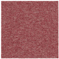 SUMINOE RUG RUG タイルカーペット フローループ 400×400mm レッド 1セット(10枚入)（直送品）