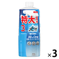 ジョイ オールインワン 泡スプレー 微香 詰め替え特大 690mL 1セット（1個×3） 食器用洗剤 P&G