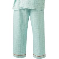 住商モンブラン 患者衣 グリーン 男女兼用・パンツ LL 59-483 1枚（直送品）