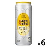 ハイボール ウイスキー サントリー 角ハイボール 缶 500ml 6本
