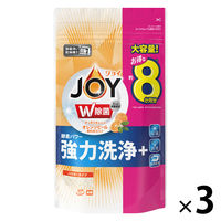 食洗機用ジョイ JOY オレンジピール成分入り 詰め替え 特大 930g 1セット（1個×3） 食洗機用洗剤 P＆G