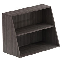 【軒先渡し】LASHストレージ オプション木製2段上置き用 幅900×奥行450×高さ684mm ダークアッシュ 1台（直送品）