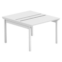 【軒先渡し】LASHデスク フォーレッグホール脚 幅1000×奥行1200×高さ720mm ホワイト天板/ホワイト脚 1台（直送品）