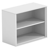 【軒先渡し】LASHストレージ 2段オープン 幅900×奥行450×高さ720mm ホワイト 1台（直送品）