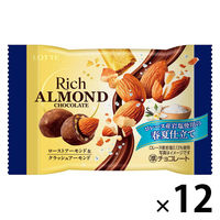 チョコレート菓子 リッチアーモンドチョコレート　ポップジョイ　35g 1セット(1個×12)