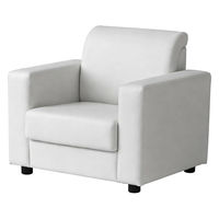 【軒先渡し】市場 aven ビンデンソファ2 1人用 両ひじ付き 幅850mm アイボリー 1台（直送品）