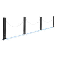 (株)TOKO カーポール スクエアタイプ 全幅380cm(ブラック) 6300088986 1セット（直送品）