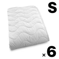 createalpha 6枚 抗菌防臭防ダニピーチスキン敷パッド シングル グレー 4582243778800ーGYー6 1セット(6枚入)（直送品）