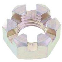 SUNCO 三価ホワイト 溝付きナット(低形(1種 M12 (200本入) N0-00-0C10-0120-0000-03 1箱(200本)（直送品）