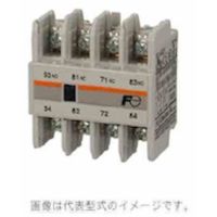 富士電機 電磁開閉器 電磁接触器 ヘッドオン追加補助接点ユニット SZ-A22 1個 594-2745（直送品）
