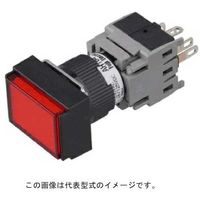 富士電機 コマンドスイッチφ16長角平形照光押しボタンスイッチ AH164-TLR11E3 1個 555-5802（直送品）