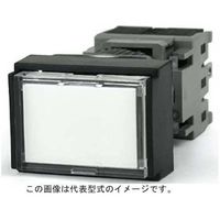 富士電機 コマンドスイッチφ16長角平形照光押しボタンスイッチ AH164-TLW11E3 1個 555-9001（直送品）