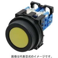 富士電機 コマンドスイッチφ30丸フレーム平形押しボタンスイッチ AR30F0R-10Y 1個 562-9822（直送品）