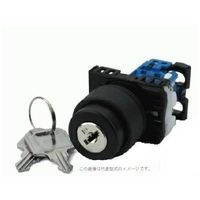 富士電機 コマンドスイッチφ30丸フレームキー形セレクスイッチ AR30JR-2A10A 1個 560-9652（直送品）