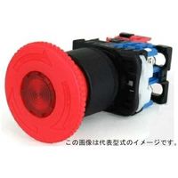 富士電機 コマンドスイッチφ22丸フレームプッシュロック大形非常停止用照光押しボタンスイッチ AR22V0L-11E3R 1個（直送品）