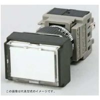 富士電機 コマンドスイッチφ16長角平形照光押しボタンスイッチ AH165-TLW11E3 1個 562-6043（直送品）