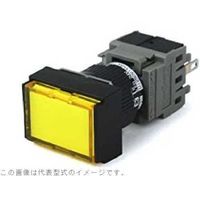 富士電機 コマンドスイッチφ16長角平形照光押しボタンスイッチ AH165-TLY11E3 1個 562-4383（直送品）