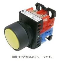 富士電機 コマンドスイッチφ22丸フレーム平形押しボタンスイッチ AR22F0R-11Y 1個 561-3642（直送品）