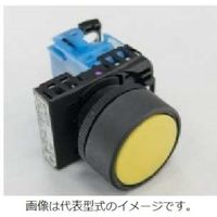 富士電機 コマンドスイッチφ22丸フレーム平形押しボタンスイッチ AR22F0R-10Y 1個 561-6779（直送品）
