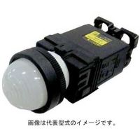 富士電機 コマンドスイッチ22φ丸フレームドーム形表示灯 DR22D0L-M3W 1個 593-3816（直送品）